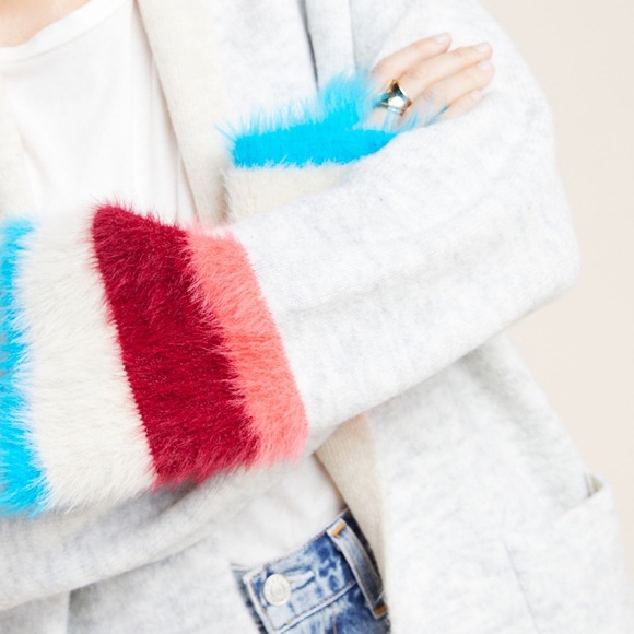 Anthropologie Flore Colorblocked Cardigan size medium, NWT - Picture 3 of 7